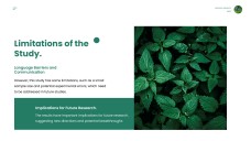 綠色極簡生物學項目模板適用於PowerPoint和Google Slides