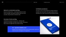 Blue and Black Minimalist Style Ballot Vote Template