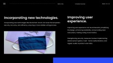 Blue and Black Minimalist Style Ballot Vote Template