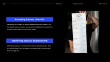 Blue and Black Minimalist Style Ballot Vote Template