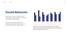 Plantilla PPT de Animales Acuáticos de Estilo Minimalista Azul