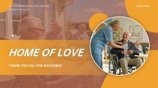 Template Jadwal Panti Jompo Gaya Bisnis Coklat dan Kuning