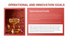 Plantilla de Objetivos de Año Nuevo Roja, Festiva y Orientada a los Negocios