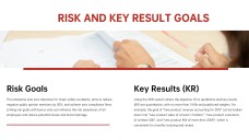 Plantilla de Objetivos de Año Nuevo Roja, Festiva y Orientada a los Negocios