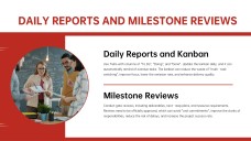 Plantilla de Objetivos de Año Nuevo Roja, Festiva y Orientada a los Negocios