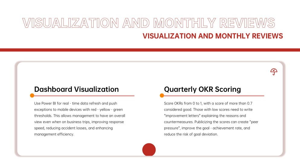 Plantilla de Objetivos de Año Nuevo Roja, Festiva y Orientada a los Negocios