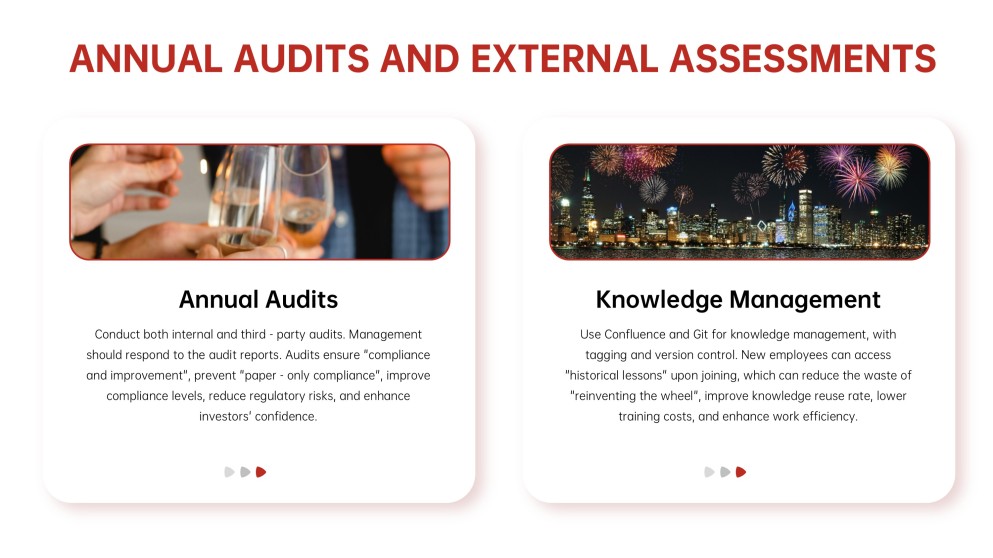 Plantilla de Objetivos de Año Nuevo Roja, Festiva y Orientada a los Negocios