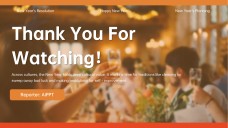 Red-Orange Happy New Year Card Template with Photos