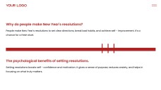 Kumikinang na Pula na Template ng Bagong Taon na may Paputok