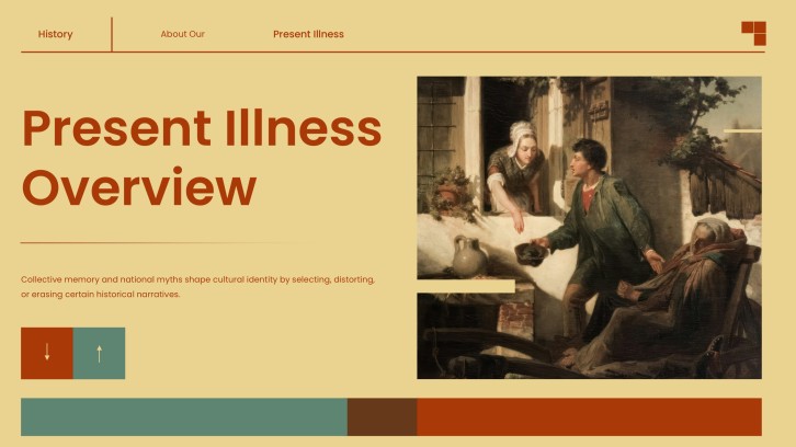 Yellow Minimalist History of Present Illness Template