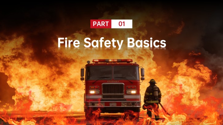 Riverton plant fire safety basics section divider with fire engine