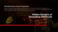 Plantilla PPT Minimalista de Seguridad contra Incendios de Alta Gama Roja con Acento de Casco