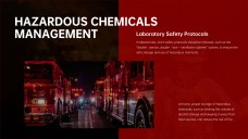 Plantilla PPT Minimalista de Seguridad contra Incendios de Alta Gama Roja con Acento de Casco