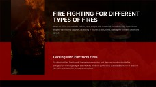 Plantilla PPT Minimalista de Seguridad contra Incendios de Alta Gama Roja con Acento de Casco