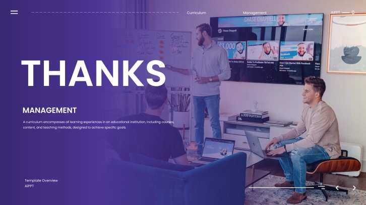 Free Purple Minimalist Curriculum Management PPT Template slide 15