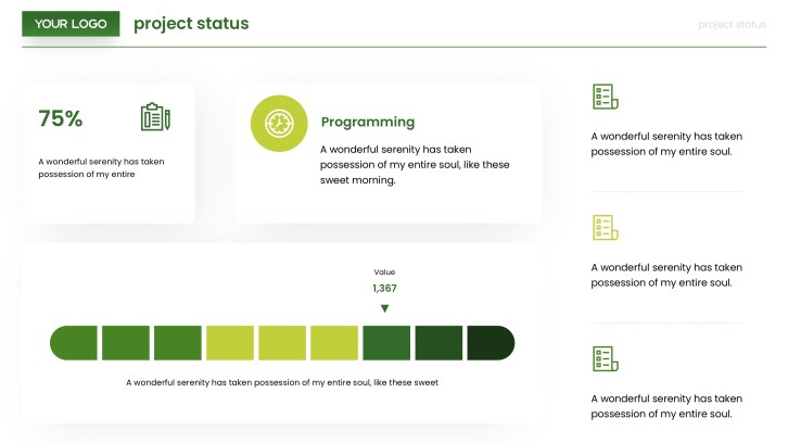 Parent teacher conference progress percentage slide preview