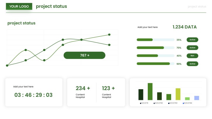 Parent teacher conference goal tracking slide preview