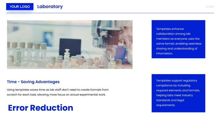 Introduction to Lab Templates PPT slide 4: Reducing Measurement Errors