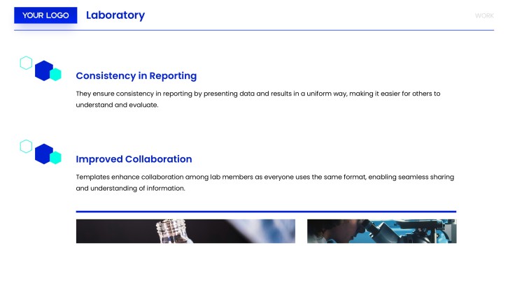 Introduction to Lab Templates PPT slide 5: Consistent Reporting