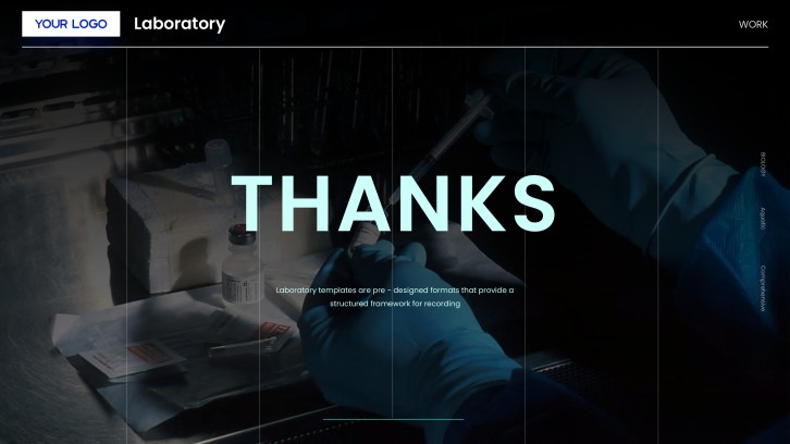 Introduction to Lab Templates PPT slide 15: Thank You and Next Steps