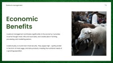 Modern Agriculture Livestock Management PPT with Icons