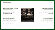 Modern Agriculture Livestock Management PPT with Icons