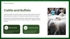 Modern Agriculture Livestock Management PPT with Icons