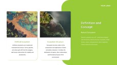 Forest Greenery Style Ecosystem PPT Template