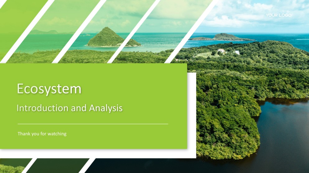 Forest Greenery Style Ecosystem PPT Template