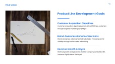 Plantilla de PPT del Informe Anual Azul con Atractivo Visual Profesional para Negocios