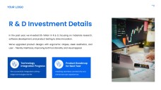 Plantilla de PPT del Informe Anual Azul con Atractivo Visual Profesional para Negocios