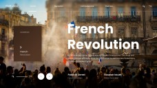Brown Classic Minimalist French Revolution PPT Template for History