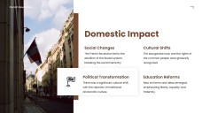 Brown Classic Minimalist French Revolution PPT Template for History