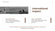 Brown Classic Minimalist French Revolution PPT Template for History