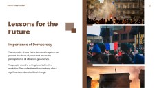 Brown Classic Minimalist French Revolution PPT Template for History