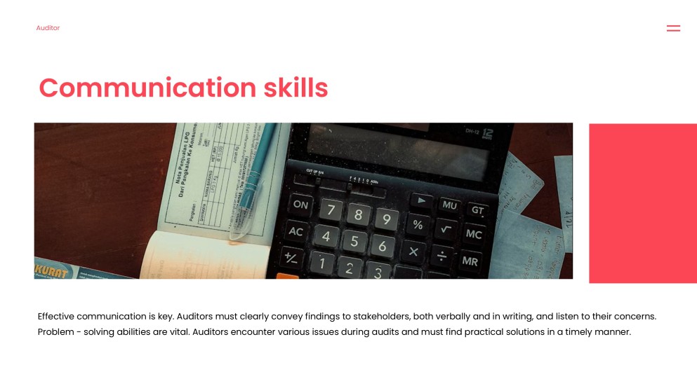 Template Presentasi Pelatihan Audit Internal Profesional Berwarna Merah