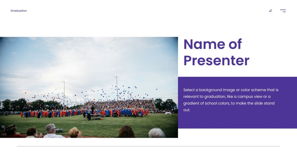 Free Customizable Graduation PowerPoint Template with Icons - AiPPT