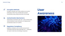 Template PPT Internet of Things Futuristik Biru Tua