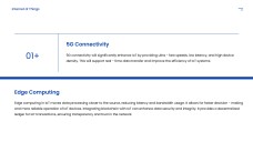 Template PPT Internet of Things Futuristik Biru Tua