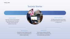 藍色商業風格尊重PowerPoint模板