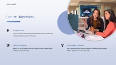 藍色商業風格尊重PowerPoint模板