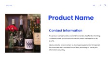 藍色藝術酒瓶標籤模板附插圖