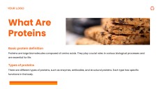 Orange Fresh and Energetic Proteins PPT Presentation Template