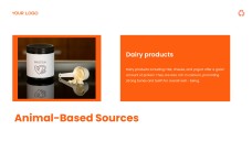 Orange Fresh and Energetic Proteins PPT Presentation Template