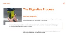 Orange Fresh and Energetic Proteins PPT Presentation Template