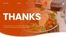 Orange Fresh and Energetic Proteins PPT Presentation Template