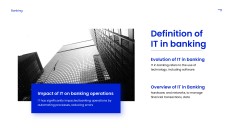 Template PPT Peran Bisnis Biru TI di Sektor Perbankan