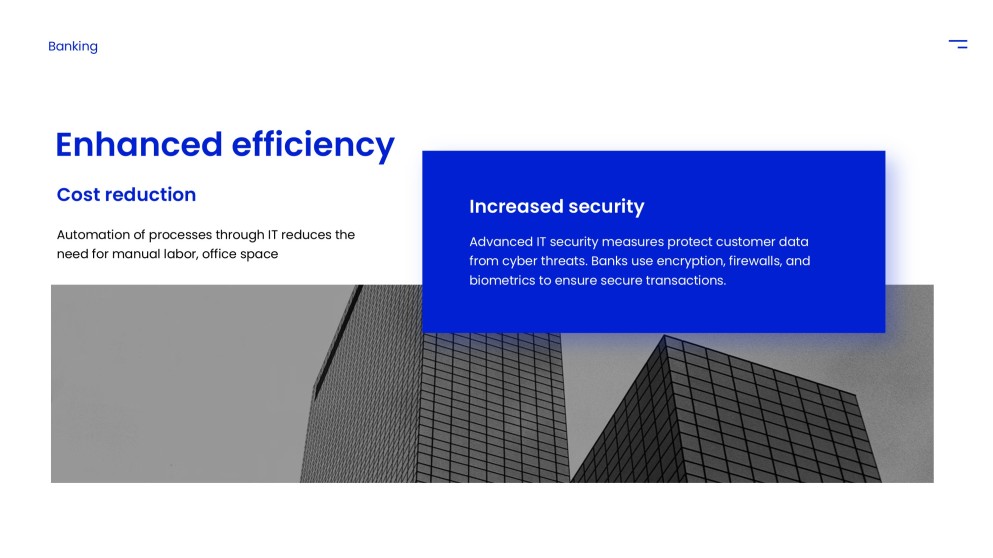 Template PPT Peran Bisnis Biru TI di Sektor Perbankan