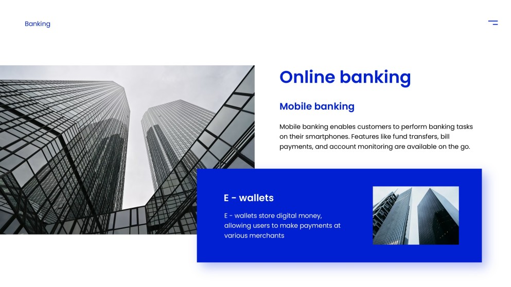 Template PPT Peran Bisnis Biru TI di Sektor Perbankan