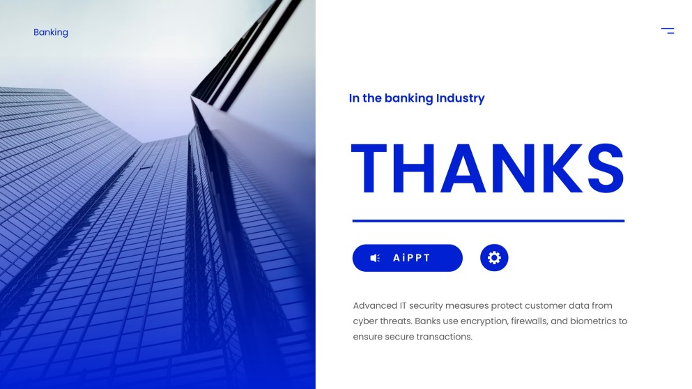 Template PPT Peran Bisnis Biru TI di Sektor Perbankan